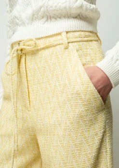 Pantalon Met Zigzag Structuur<Vanilia Fashion