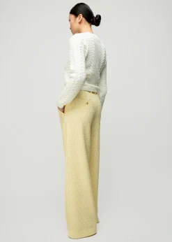 Pantalon Met Zigzag Structuur<Vanilia Fashion