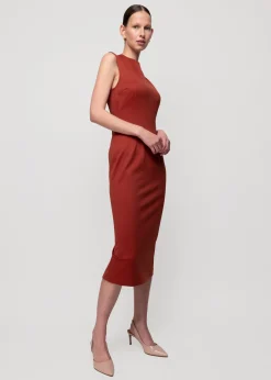 Punto Midi Jurk<Vanilia Fashion