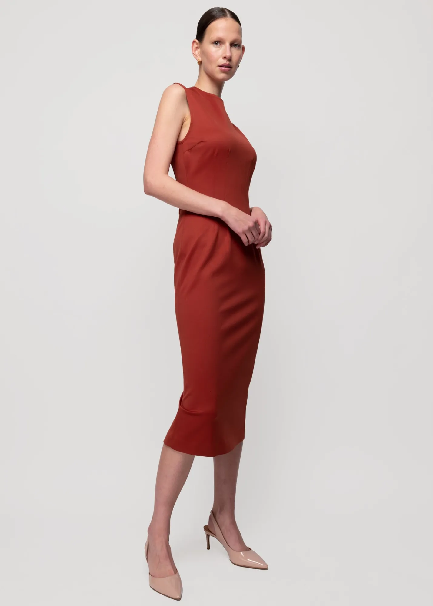 Punto Midi Jurk<Vanilia Fashion