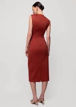 Punto Midi Jurk<Vanilia Fashion