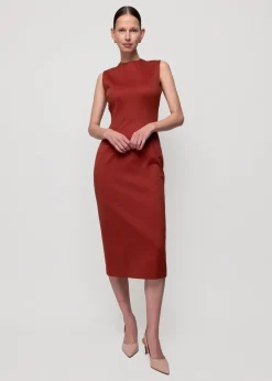 Punto Midi Jurk<Vanilia Fashion