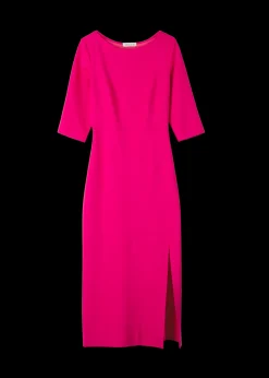 Punto Midi Jurk Met Split<Vanilia Outlet