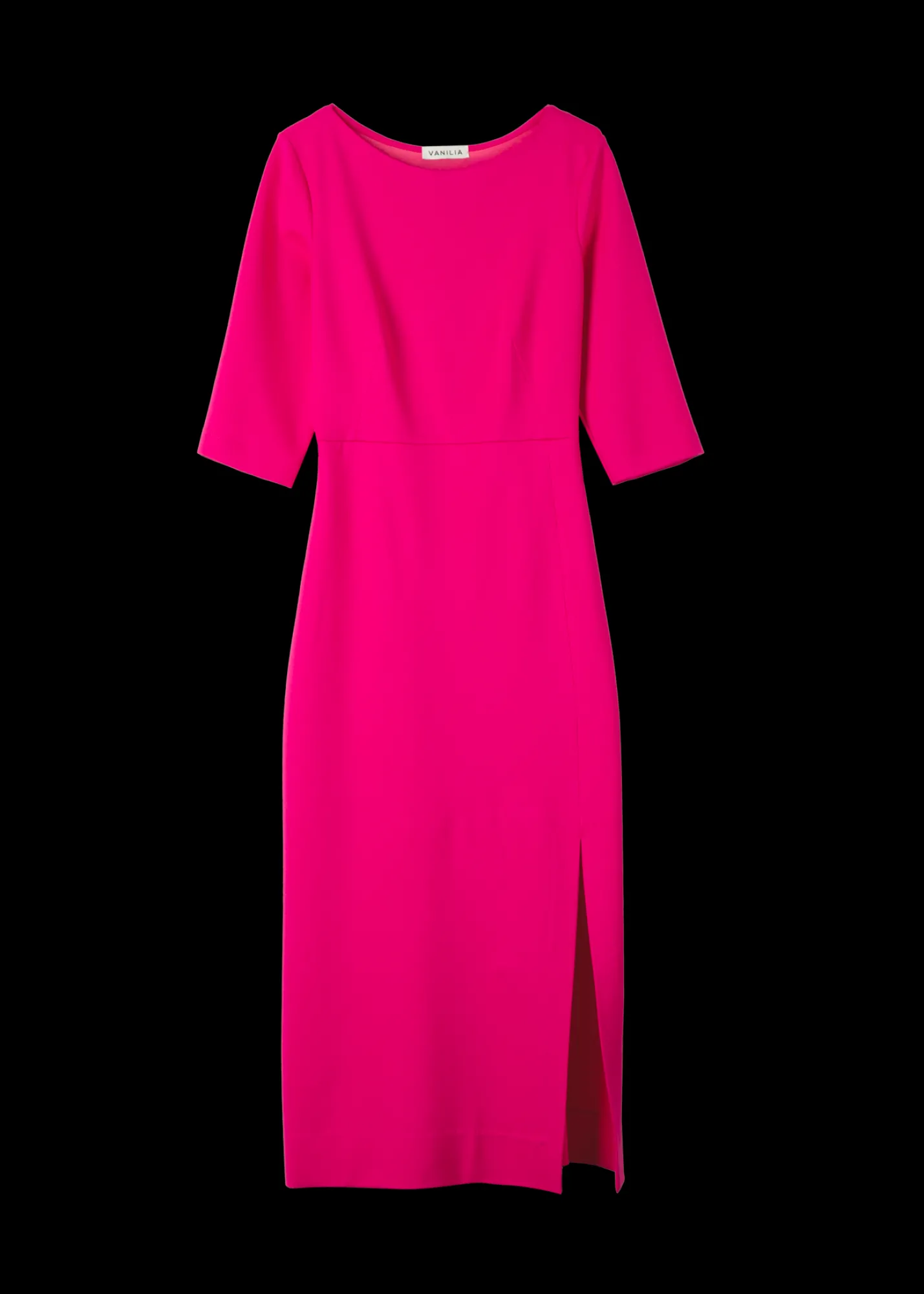 Punto Midi Jurk Met Split<Vanilia Outlet