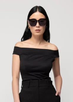 Punto Off Shoulder Top<Vanilia New