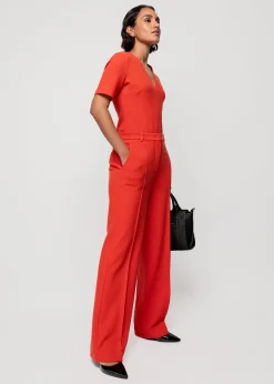 Rib Pantalon<Vanilia New
