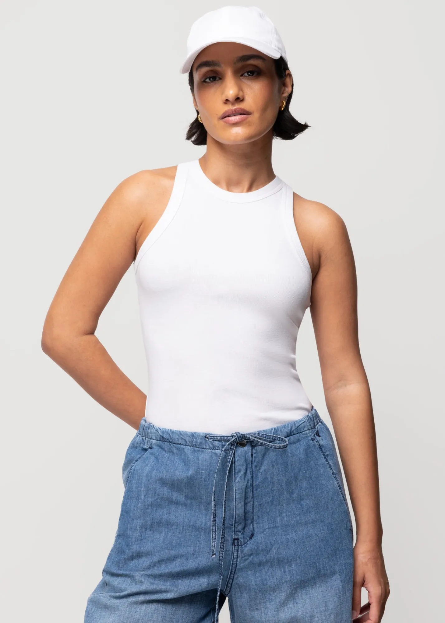 Rib Tanktop<Vanilia Discount