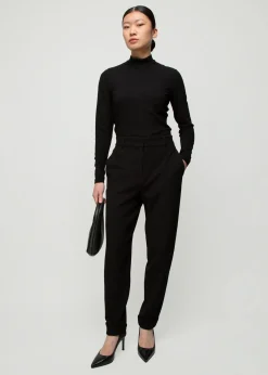 Rib Top Met Col<Vanilia Sale