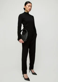 Rib Top Met Col<Vanilia Sale