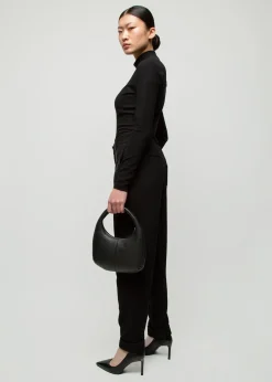 Rib Top Met Col<Vanilia Sale