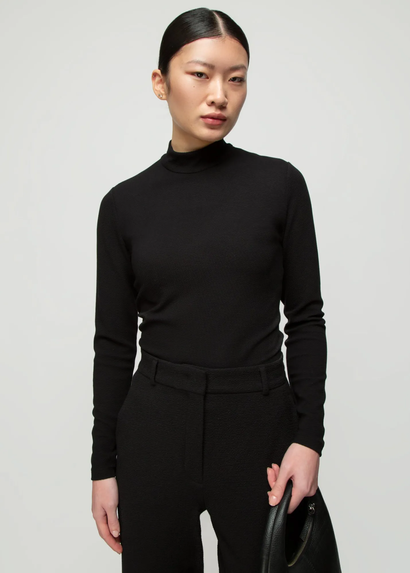 Rib Top Met Col<Vanilia Sale