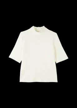 Rib Top Met Col<Vanilia Best