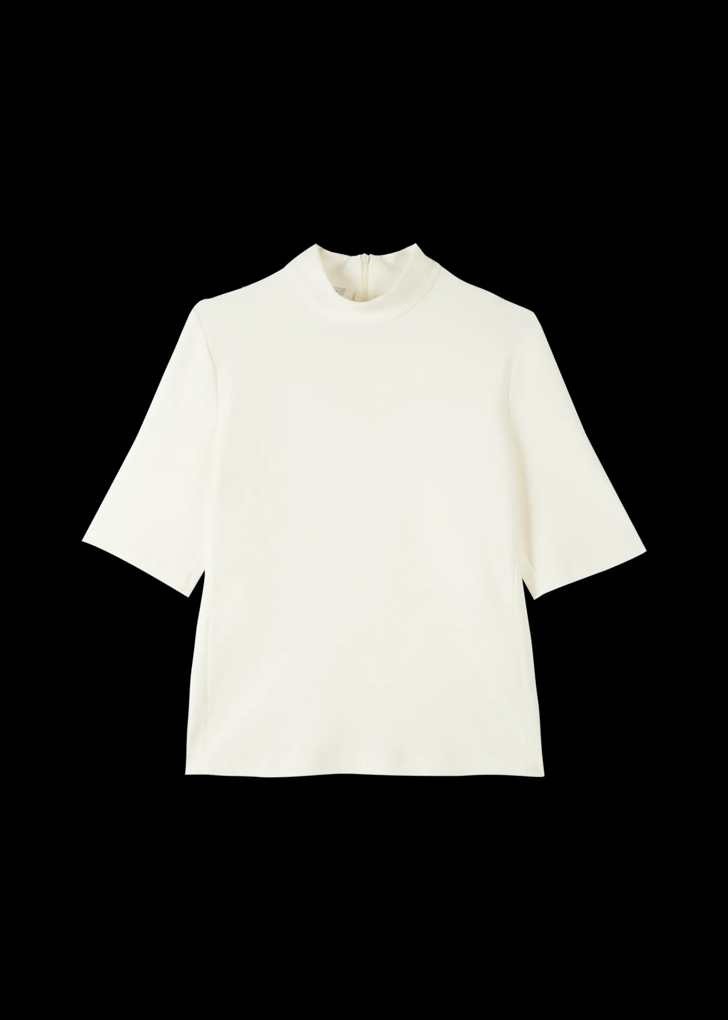 Rib Top Met Col<Vanilia Best