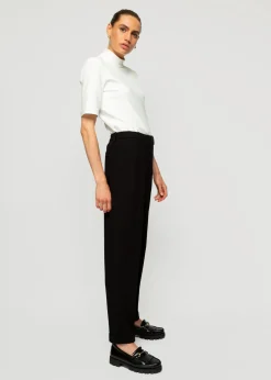 Rib Top Met Col<Vanilia Best