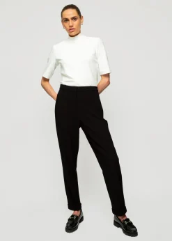 Rib Top Met Col<Vanilia Best