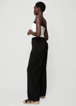 Rib Top Met Contrastboorden<Vanilia New