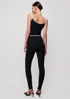 Rib Top Met Hartvormige Hals<Vanilia New