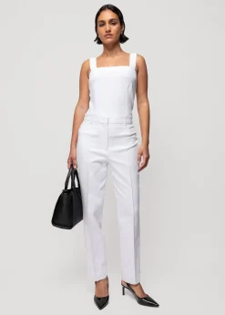 Rib Top Met Vierkante Hals<Vanilia Discount