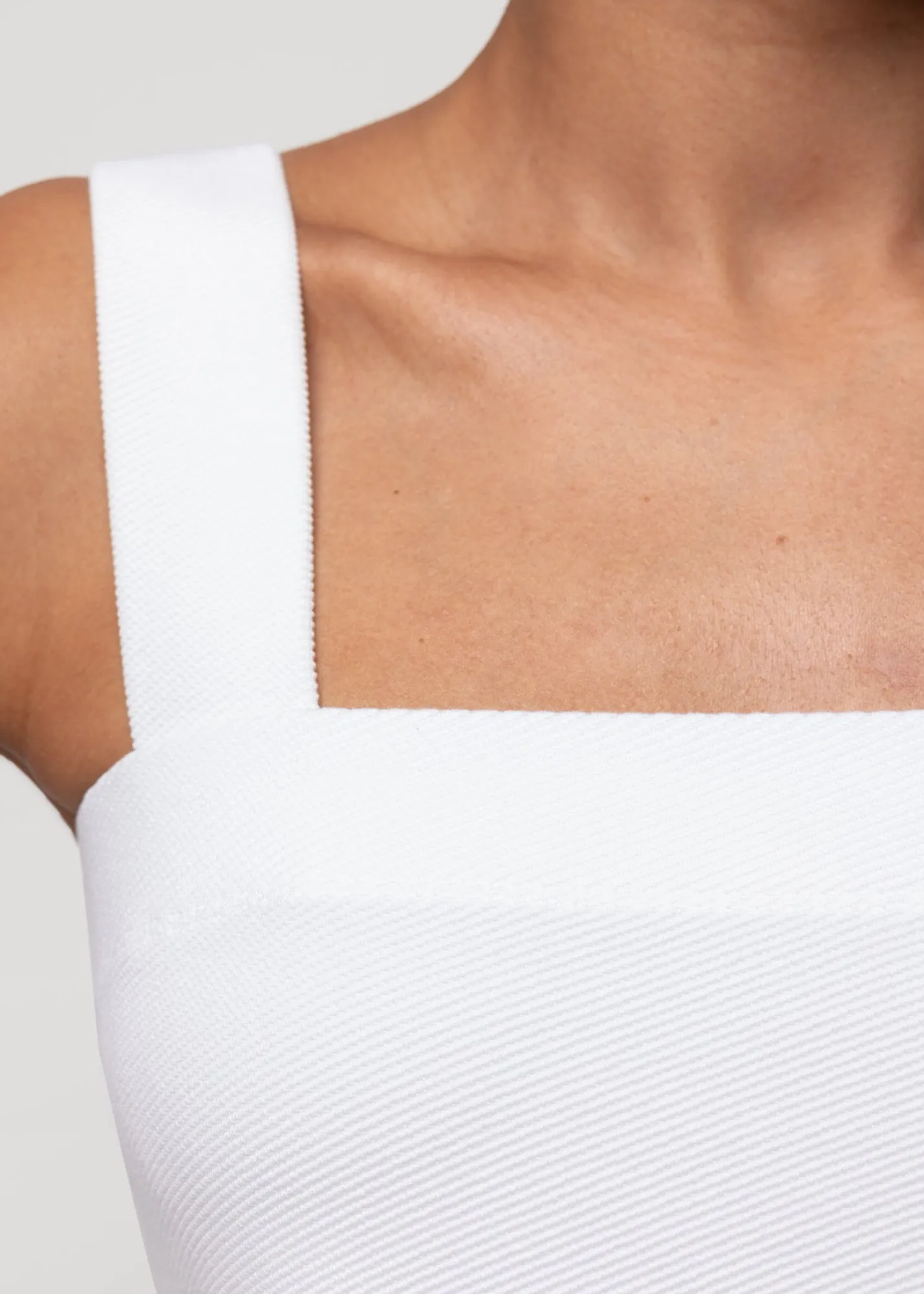 Rib Top Met Vierkante Hals<Vanilia Discount