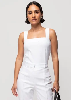 Rib Top Met Vierkante Hals<Vanilia Discount