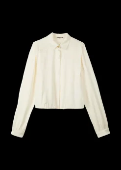 Satijnen Blouse<Vanilia Hot