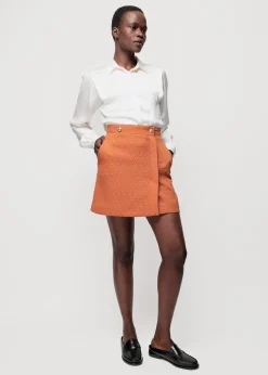 Satijnen Blouse<Vanilia Hot