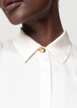 Satijnen Blouse<Vanilia Hot