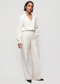 Satijnen Blouse<Vanilia Clearance
