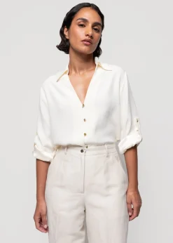 Satijnen Blouse<Vanilia Clearance