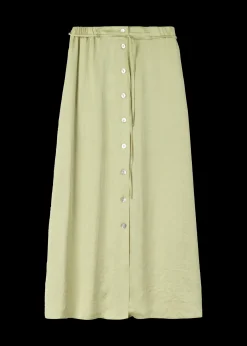 Satijnen Midi Rok<Vanilia Outlet