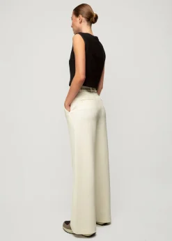 Struc Top Mouwloos<Vanilia Hot