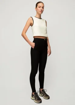 Struc Top Mouwloos<Vanilia New