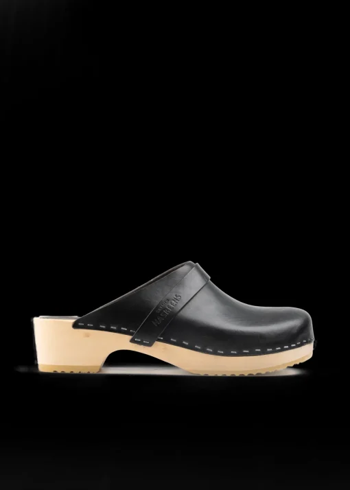 Swedish Hasbeens Leren Klompen<Vanilia New