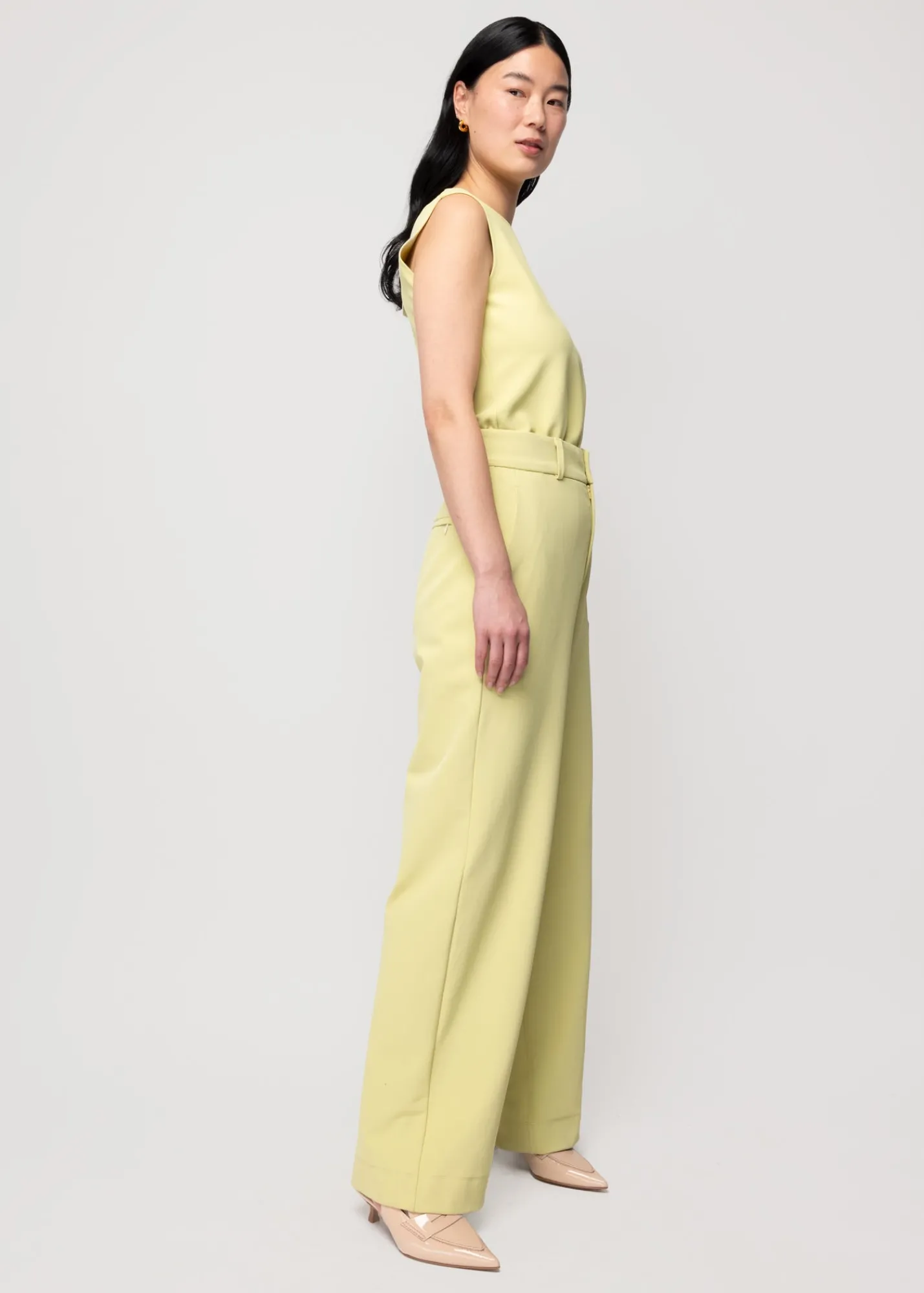 Tailored Twill Broek<Vanilia Clearance