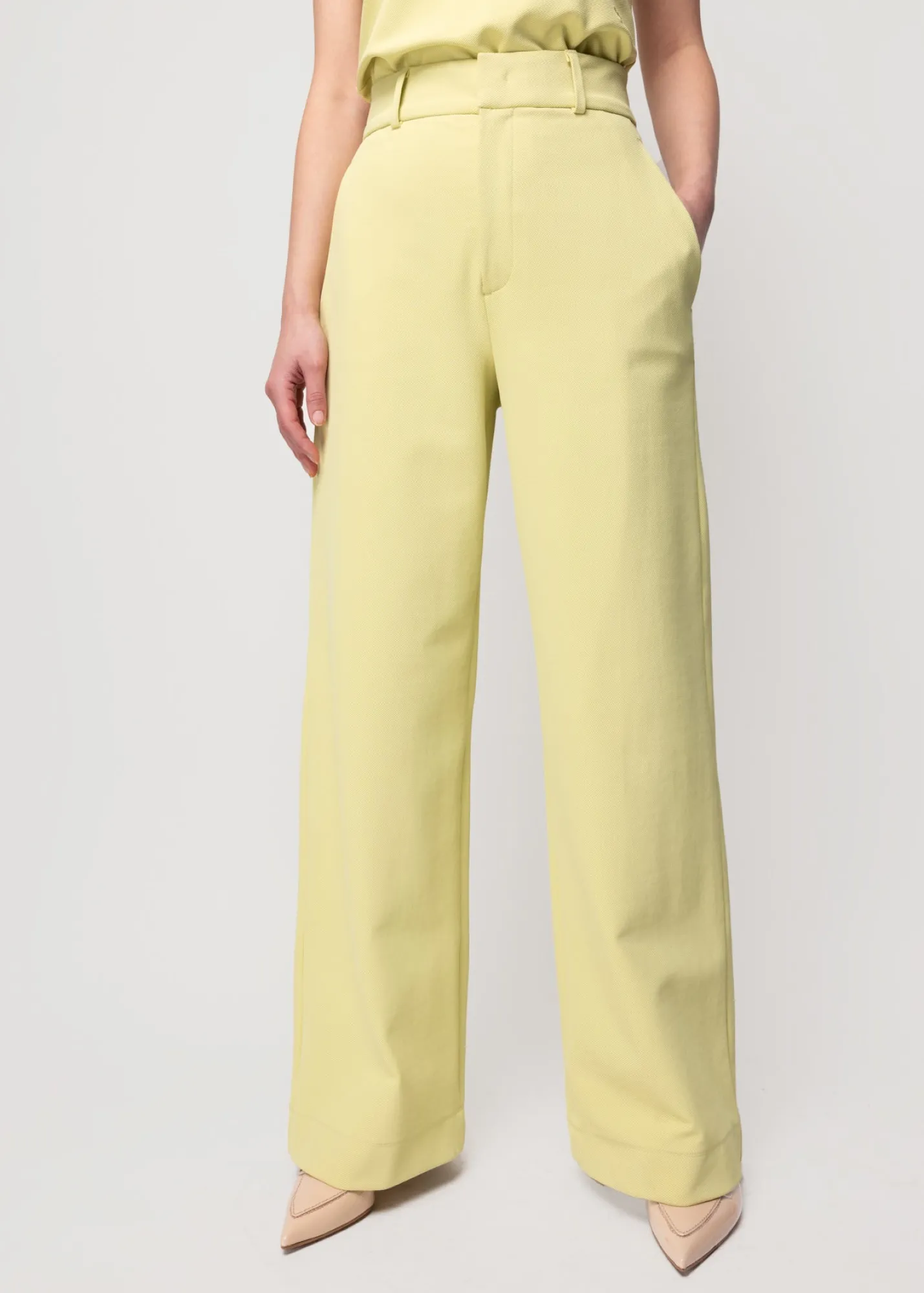 Tailored Twill Broek<Vanilia Clearance
