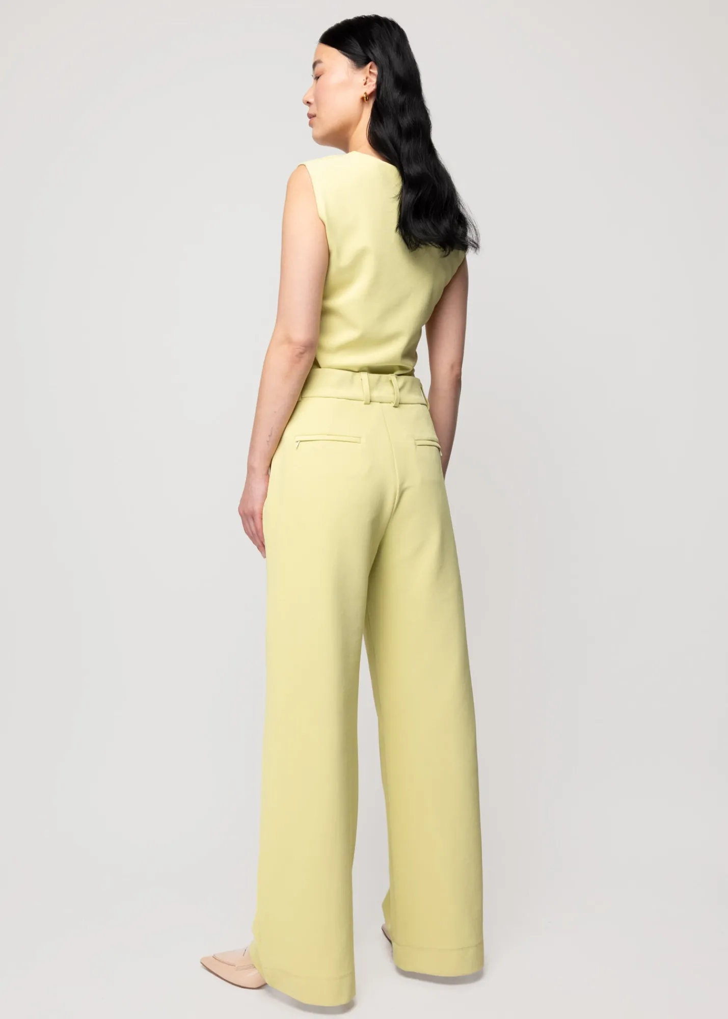 Tailored Twill Broek<Vanilia Clearance