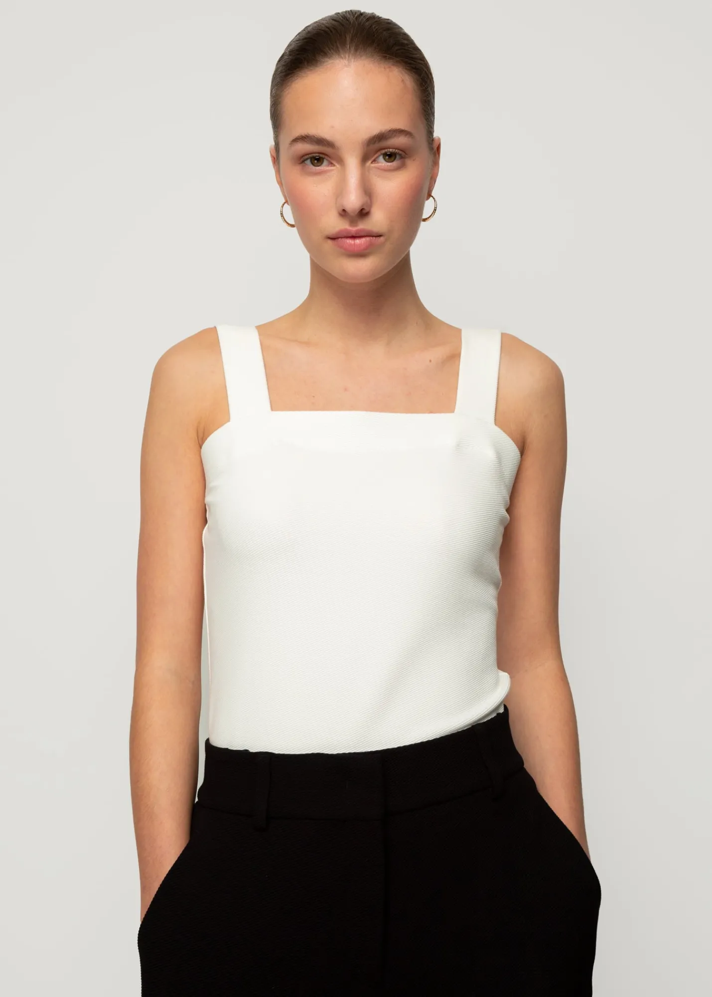 Top Met Vierkante Hals<Vanilia Discount
