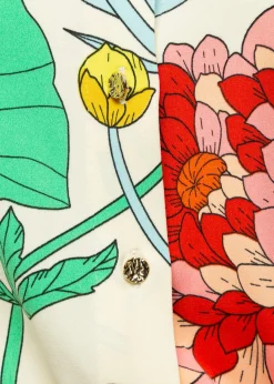 Tricot Blouse Met Bloemenprint<Vanilia New
