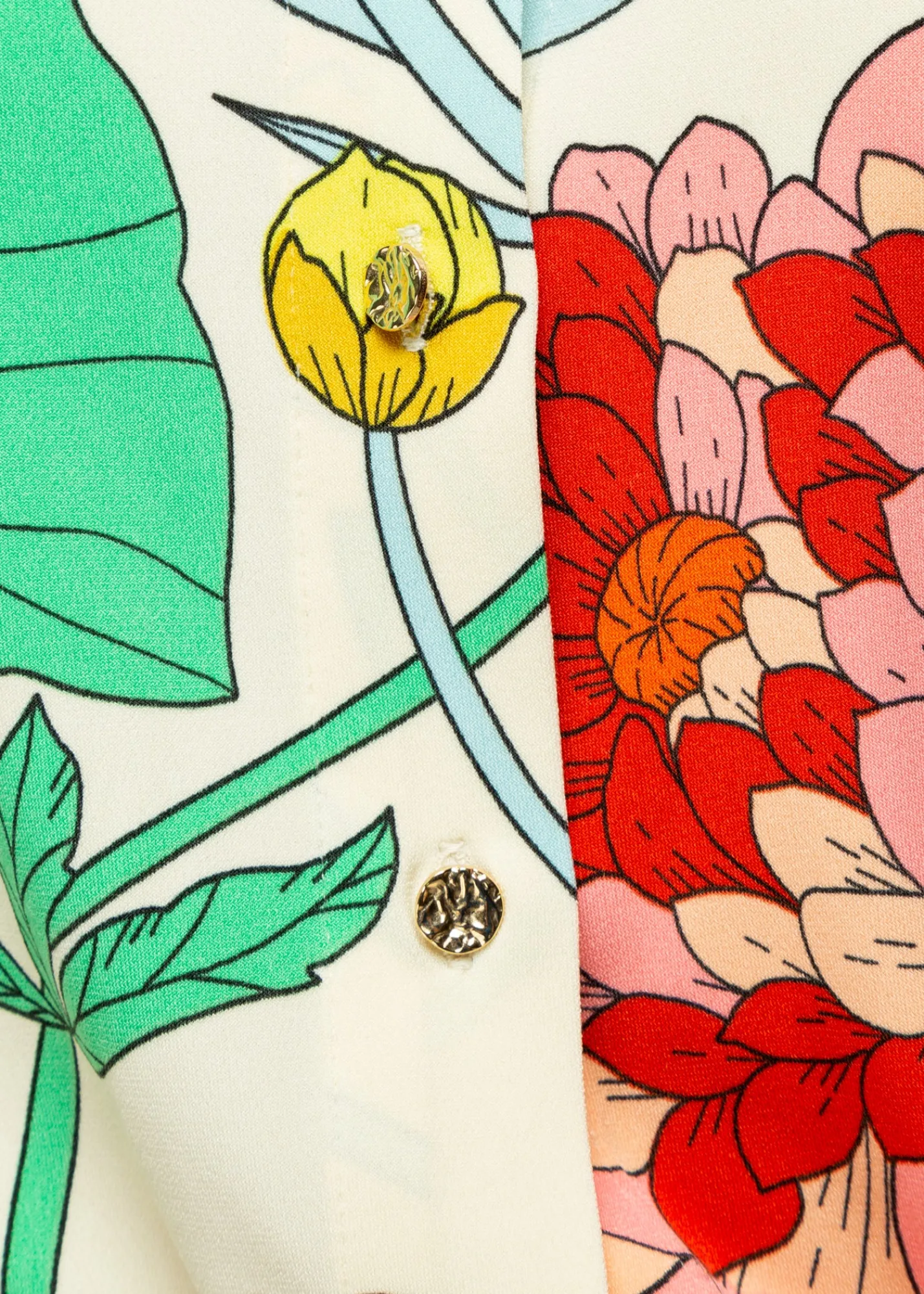 Tricot Blouse Met Bloemenprint<Vanilia New