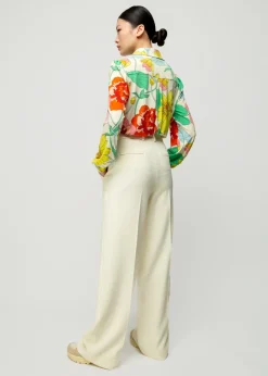 Tricot Blouse Met Bloemenprint<Vanilia New