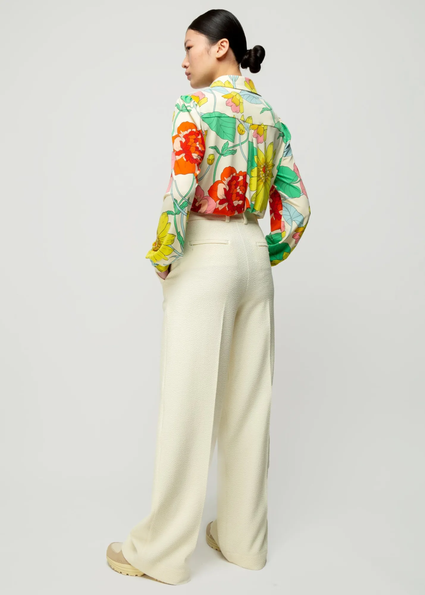 Tricot Blouse Met Bloemenprint<Vanilia New