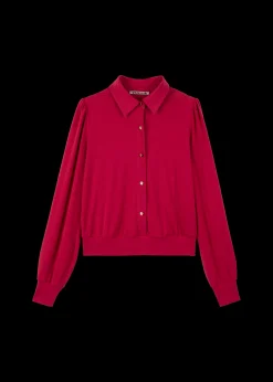 Tricot Blouse Met Luxe Knopen<Vanilia Best