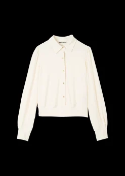Tricot Blouse Met Luxe Knopen<Vanilia Best