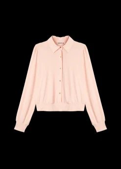 Tricot Blouse Met Luxe Knopen<Vanilia Fashion
