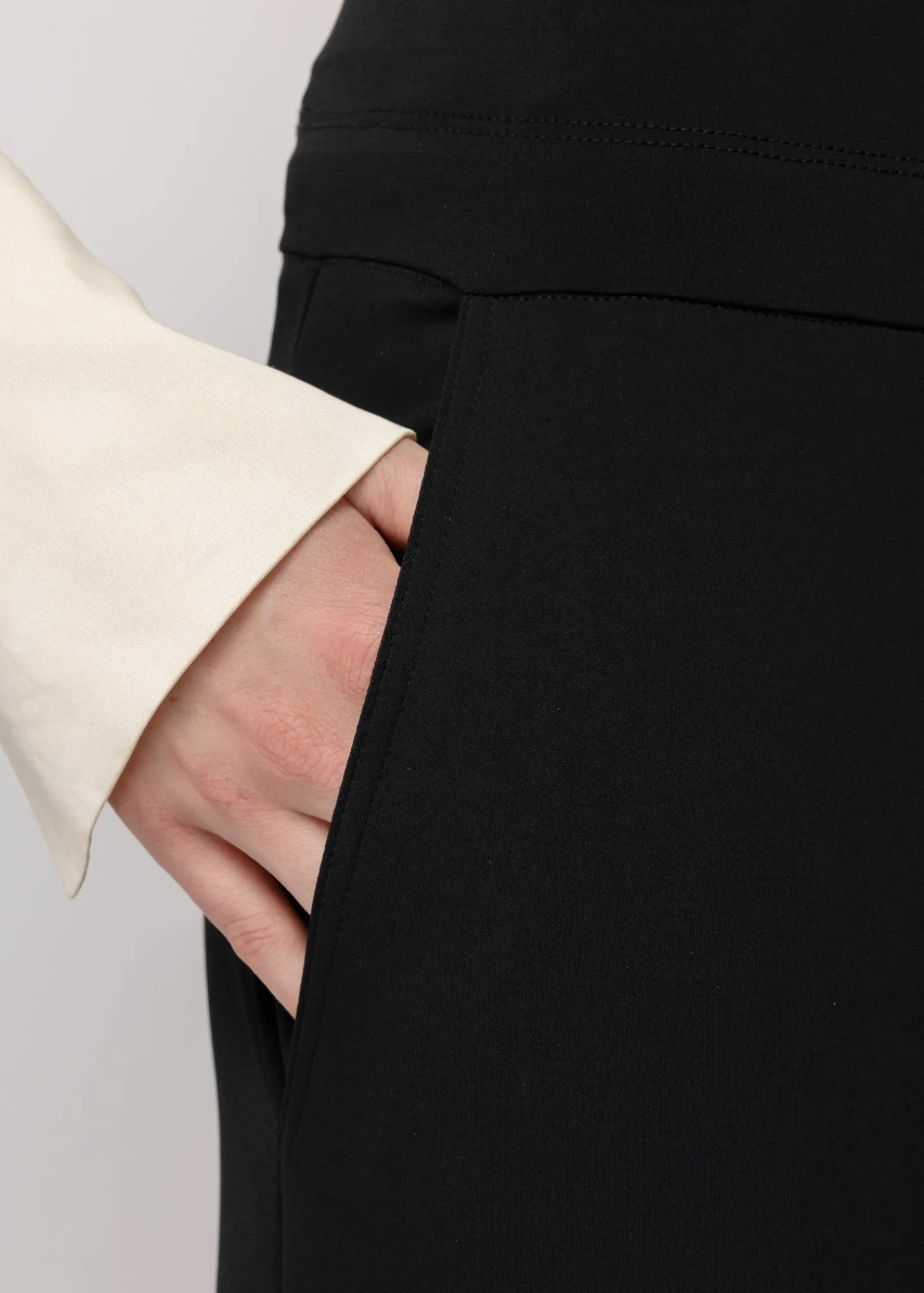 Tricot Broek Met Wijde Pijp<Vanilia Fashion