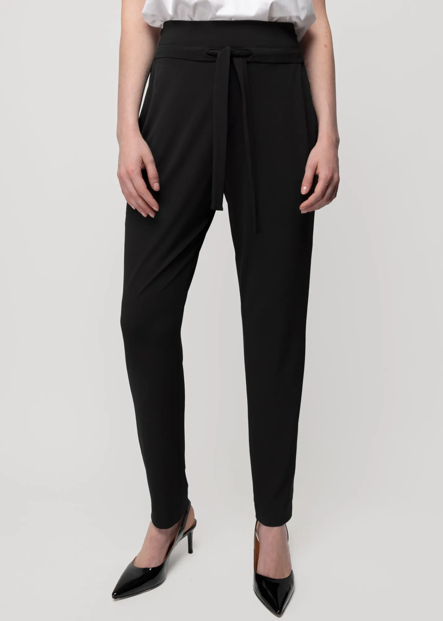 Tricot Broek Tapered Fit<Vanilia Fashion