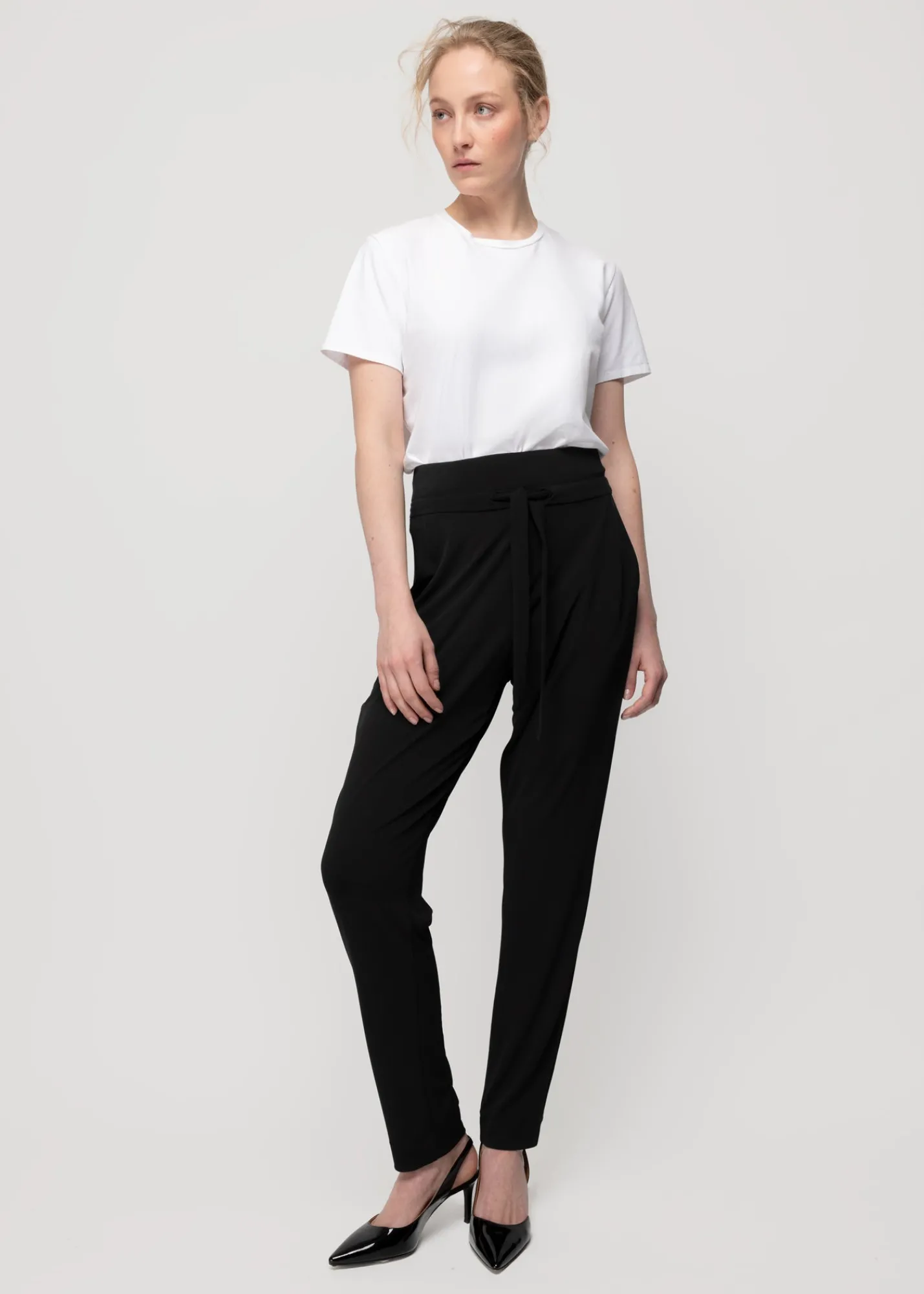Tricot Broek Tapered Fit<Vanilia Fashion