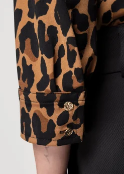 Tricot Leopard Polo<Vanilia Online