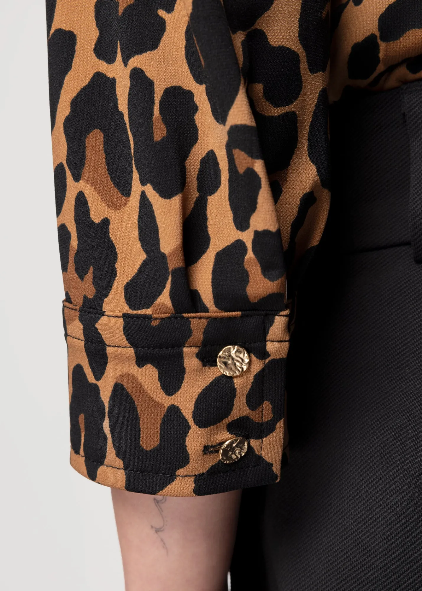 Tricot Leopard Polo<Vanilia Online
