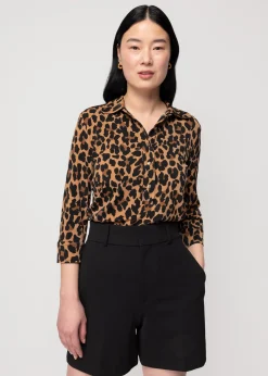 Tricot Leopard Polo<Vanilia Online